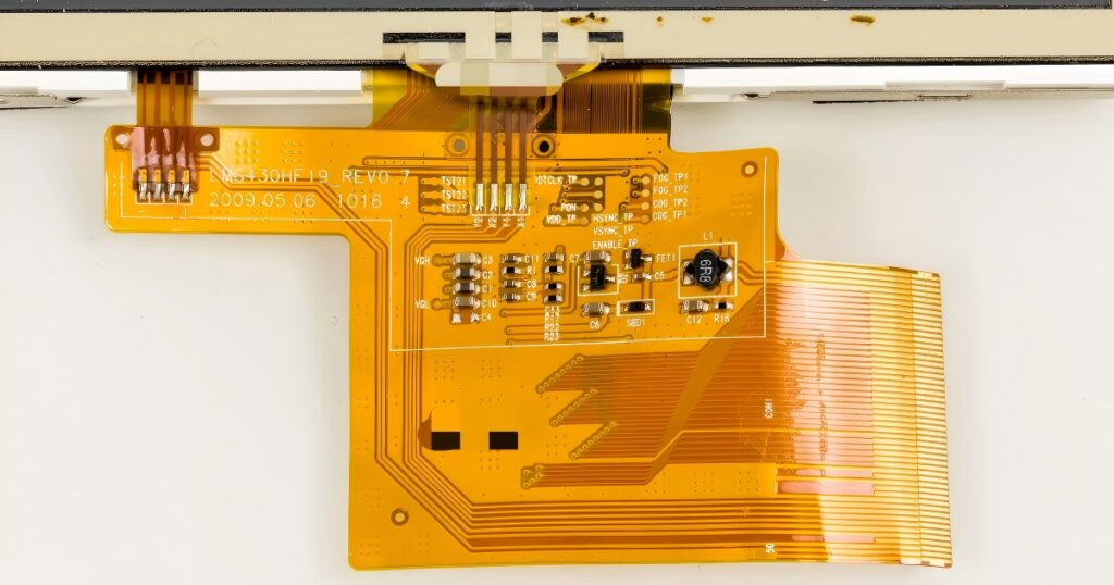 Flexible PCB manufacturing process and flexible circuit construction